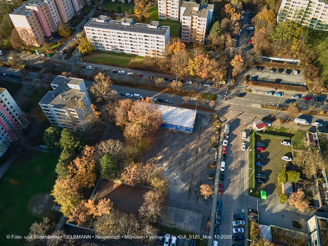 13.11.2020 - der Ostpark mit See und Biergarten in Neuperlach